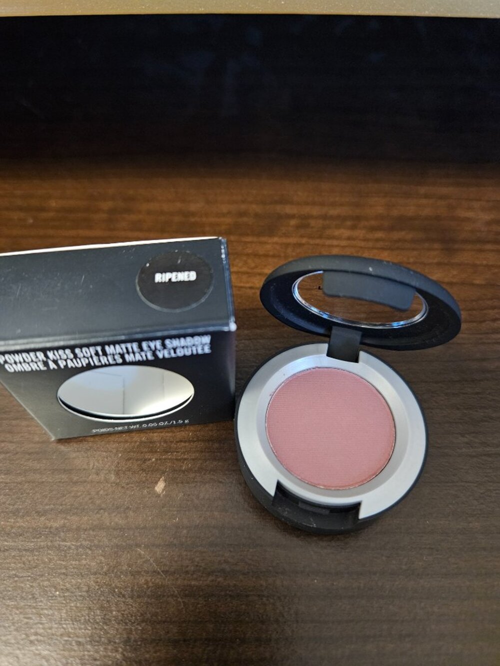MAC Single Powder Kiss Eyeshadow in Ripened - soft midtone mauve (NIB)
